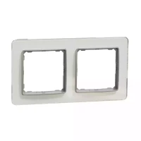 Ramka podwójna Szkło białe - Sedna Elements SDD360802