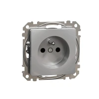 Gniazdo pojedyncze Srebrne, Sedna Design&Elements SDD113011