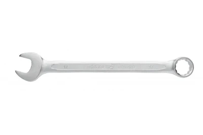 Klucz płasko oczkowy ze stali CrV 17 mm, HT1W417 - HOGERT