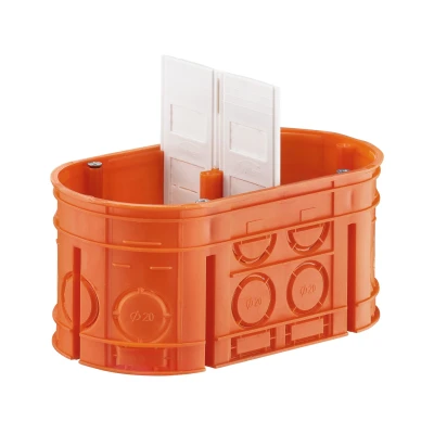 Puszka podtynkowa 2 X 60 MM głęboka MULTIWALL, 33160008 - SIMET