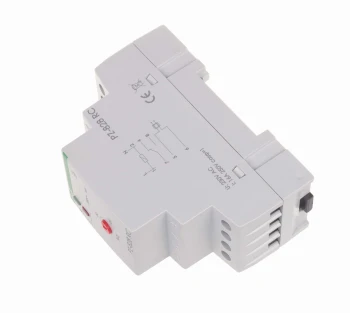 Przekaźnik zalania z regulacją czułości sondy, montaż na szynie DIN 230V PZ-828RC - F&amp;F 3