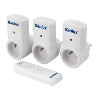 Gniazdo sterujący APO 3 gniazda + pilot, 07980 - Kanlux