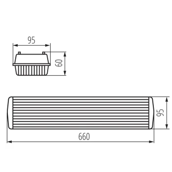 Oprawa pyłoszczelna LED DICHT 4LED NP-PS, 31320 - Kanlux