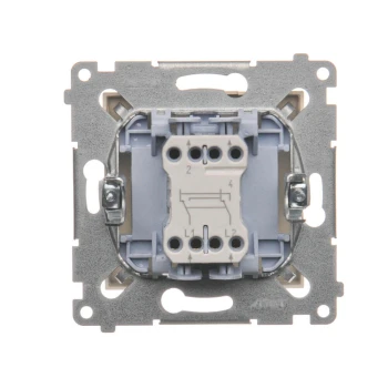 Łącznik krzyżowy, Kremowy - DW7.01/41 - Kontakt Simon 54 Premium