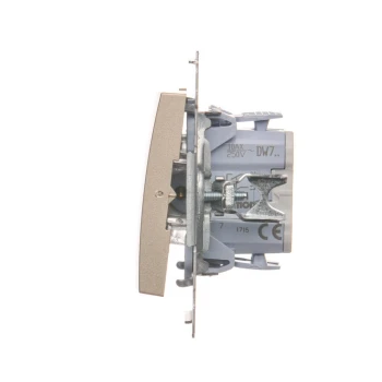 Łącznik krzyżowy, Złoty - DW7.01/44 - Kontakt Simon 54 Premium