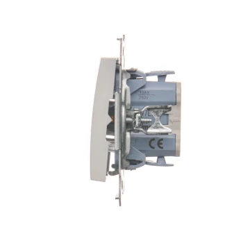 Łącznik krzyżowy podświetlany LED, Biały - DW7L.01/11 - Kontakt Simon 54 Premium