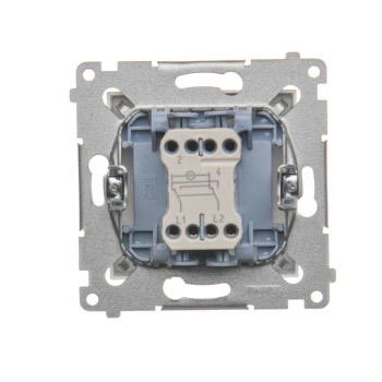 Łącznik krzyżowy podświetlany LED, Biały - DW7L.01/11 - Kontakt Simon 54 Premium