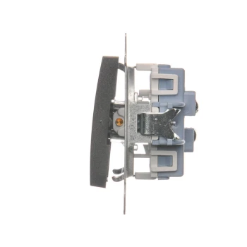 Łącznik schodowy podwójny, Antracyt - DW6/2.01/48 - Kontakt Simon 54 Premium