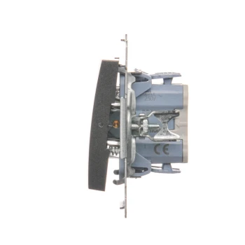 Przycisk zwierny 10AX, Antracyt - DP1.01/48 - Kontakt Simon 54 Premium