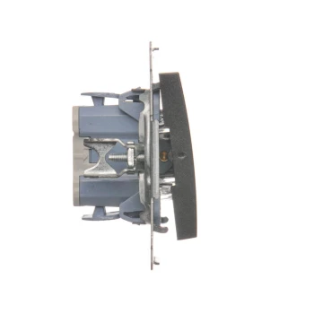 Przycisk dzwonek LED 10AX, Antracyt - DD1L.01/48 - Kontakt Simon 54 Premium