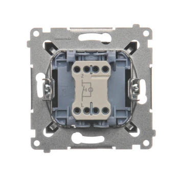 Przycisk dzwonek LED 10AX, Antracyt - DD1L.01/48 - Kontakt Simon 54 Premium