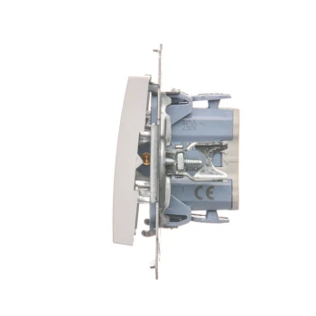 Łącznik pojedynczy LED, Biały - DW1L.01/11 - Kontakt Simon 54 Premium