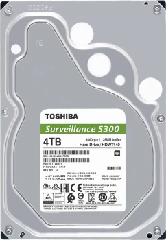 Dysk serwerowy S300 Surveillance 4 TB 3.5'' SATA III, HDWT840UZSVA - TOSHIBA