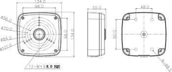 Uchwyt kamery, PFA122-V2 - DAHUA