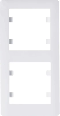 Ramka 2-krotna pionowa, biały, lumina 2, WL5120 - Hager