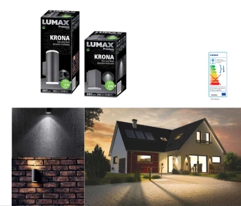 Oprawa Elewacyjna KRONA 12W 4000K Dwukierunkowa - LUMAX