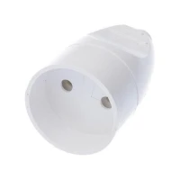 Gniazdo wtyczkowe przenośne 16A 2P 230V GN-161, T-10459 - PLASTROL