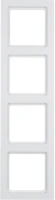 Ramka 4-krotna, bialy, Q.3, 10146099 - Hager Berker