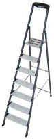 Drabina jednostronna aluminiowa 7 ST SECURO ANODOWANA, 126450 - KRAUSE