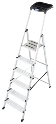 Drabina jednostronna aluminiowa 6 ST SECURY MULTIGRIP, 126542 - KRAUSE
