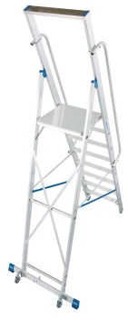 Drabina jednostronna aluminiowa 8 ST Z PLATFORMĄ STABILO, 127785 - KRAUSE