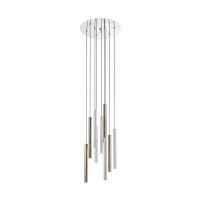Lampa wisząca LOYA 9 biało-złota P0461-09C-B5SB - Zuma Line