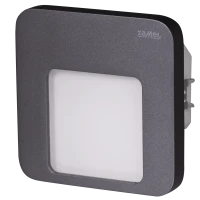 Oprawa LED MOZA PT 230V AC grafit BIAŁA ZIMNA 01-221-31, - LEDIX
