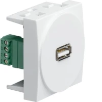 Gniazdo USB 2M  BIAŁY WS265, - HAGER
