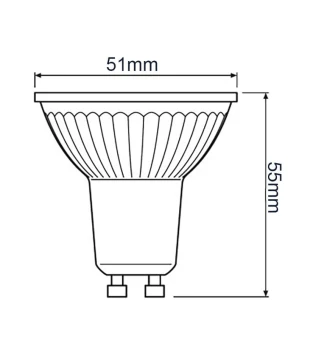 Żarówka LED PAR 8.3W/940 GU10 230V 36ST- LEDVANCE