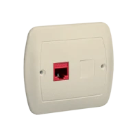 Gniazdo komputerowe RJ45 pojedyncze, kat. 5e, beżowy, Simon Akord, AF51/12 - Kontakt-Simon