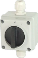 Łącznik krzywkowy 12A, 0-I jednofazowy w obudowie, Łuk E12-53, 921253 - Elektromet
