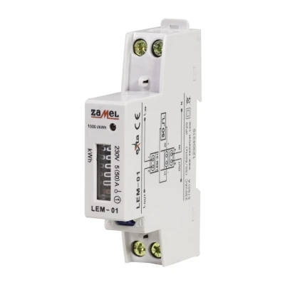 Licznik energii elektrycznej analogowy – jednofazowy LEM-01 - Zamel 1