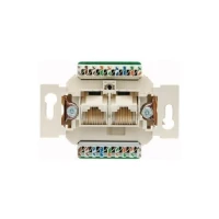 Mechanizm gniazda komputerowego UAE 2-kr, kat. 5e, one.platform, 534576 - Hager Berker
