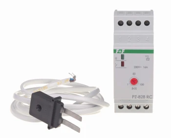 Przekaźnik zalania z regulacją czułości sondy, montaż na szynie DIN 230V PZ-828RC - F&amp;F 2