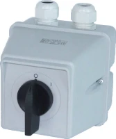 Łącznik krzywkowy 100A, 0-I w obudowie, ŁK 100-13, - Elektromet