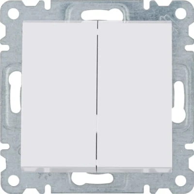 Łącznik seryjny/świecznikowy, biały, lumina 2, WL0040 - Hager