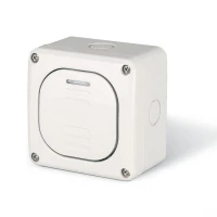 Łącznik hermetyczny pojedynczny natynkowy IP66 M95 Protecta, szary, 137.5011 - SCAME