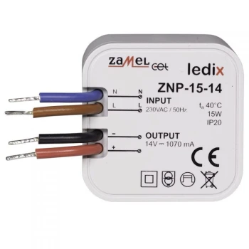 Zasilacz LED dopuszkowy, Ledix, ZNP-15-14 - Zamel 2