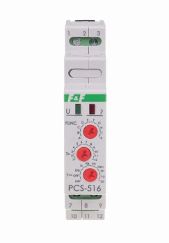 Przekaźnik czasowy 10-funkcyjny 12-264V PCS-516UNI - F&amp;F 2