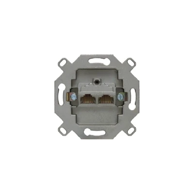 Mechanizm gniazda komputerowego UAE 2-kr, ekran. kat. 5e, one.platform, 534555 - Hager Berker