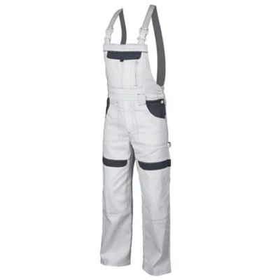 Spodnie robocze ogrodniczki białe, PREMIUM, S-42153 - STALCO
