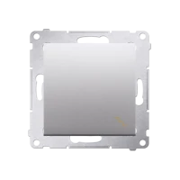Łącznik schodowy, Srebrny mat - DW6.01/43 - Kontakt Simon 54 Premium