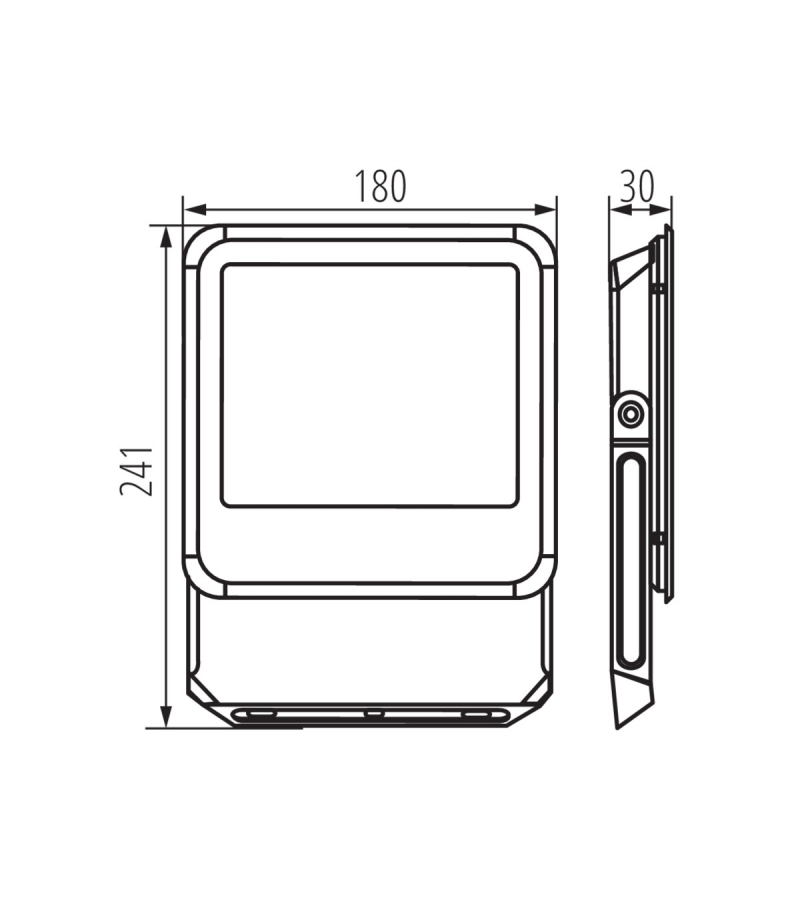 Naświetlacz IQ-LED FL 50W 6000LM 4000K NW, 33883 - Kanlux