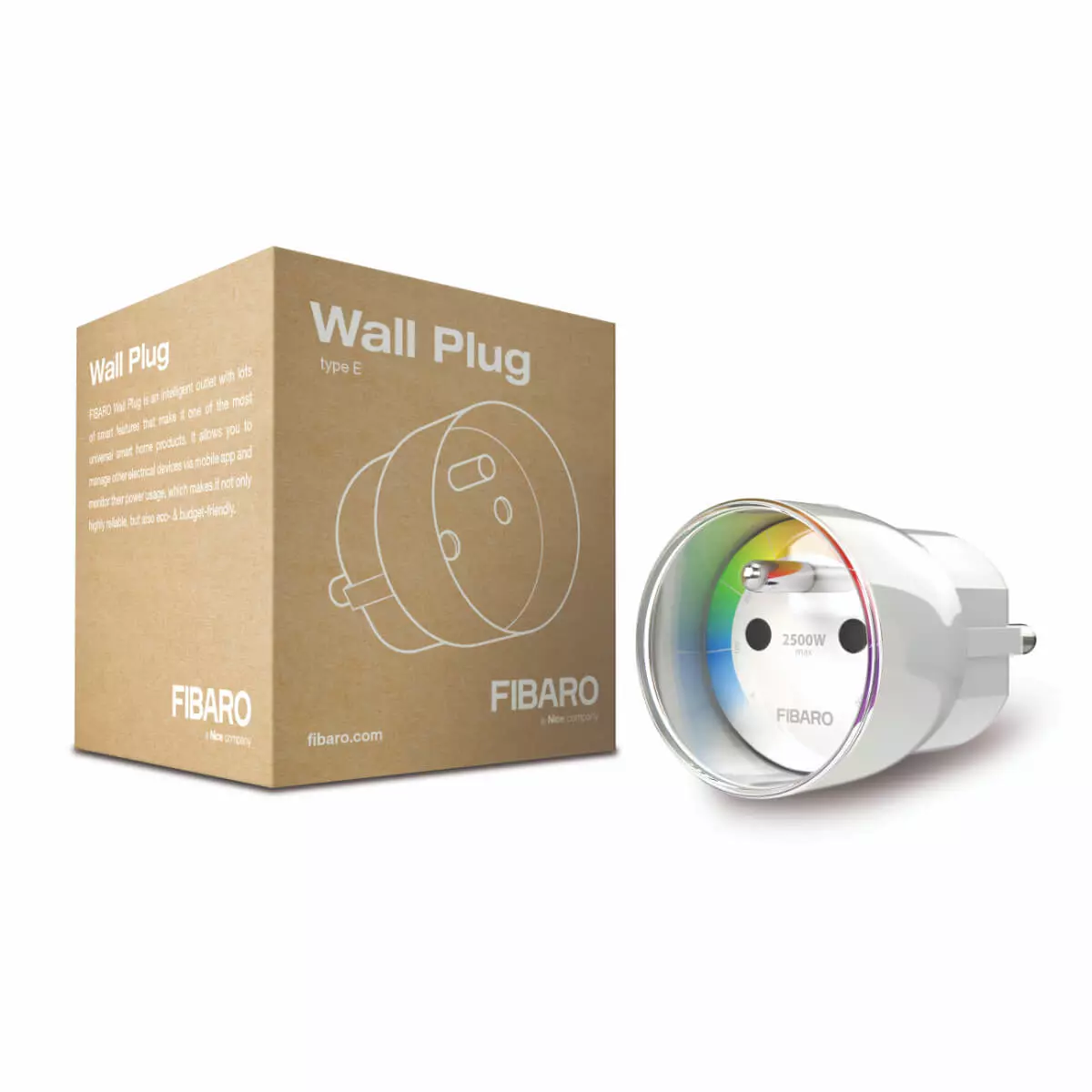 Wall plug ZW5 868.4MHZ Typ E, FGWPE-102 - FIBARO
