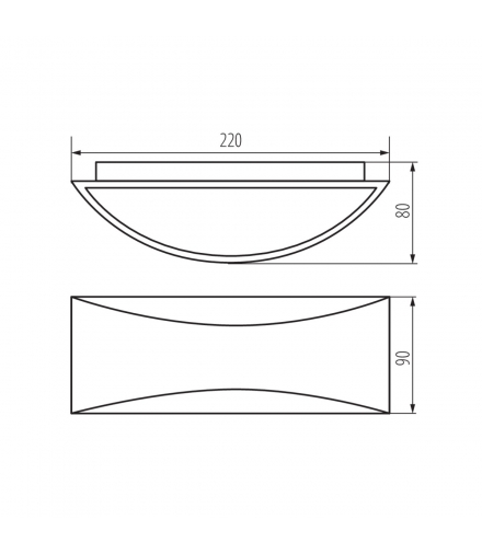 Oprawa elewacyjna BISO LED 8W , 29260 - Kanlux