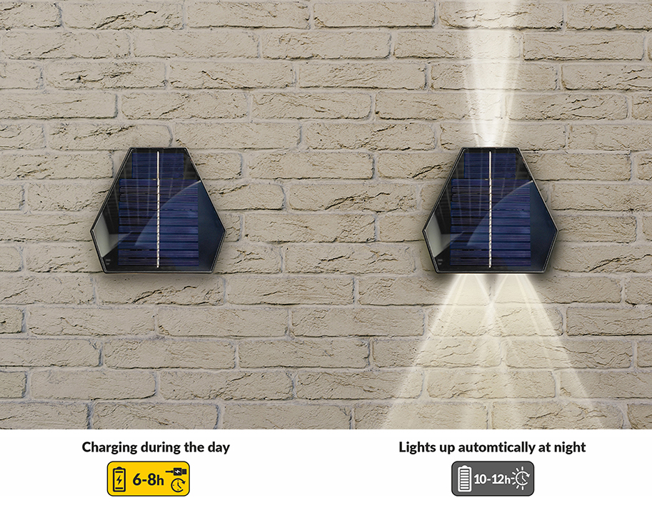 Oprawa solarna Lumax Solar 3X1,5W 50LM IP54, LGS510CT - Lumax