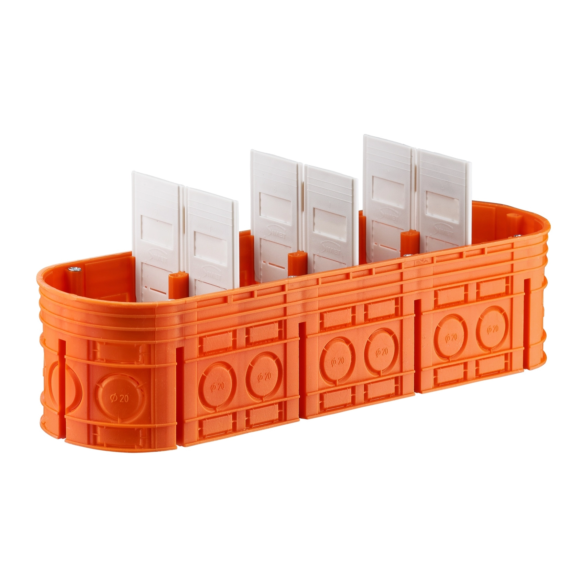 Puszka podtynkowa 4 X 60 MM, GŁĘBOKA MULTIWALL, 33170008 - SIMET
