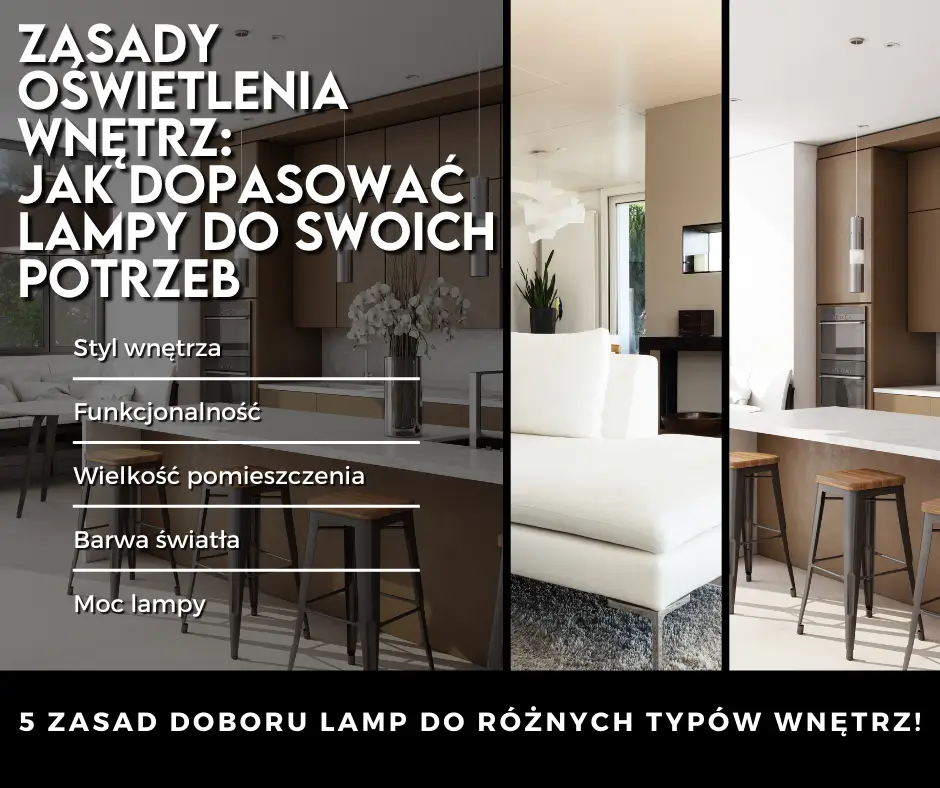 Zasady Oświetlenia Wnętrz: Jak Dopasować Lampy Do Swoich Potrzeb ?