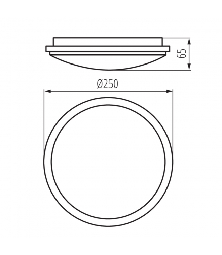 Plafon ORTE LED 18W NW O, 29160 - Kanlux
