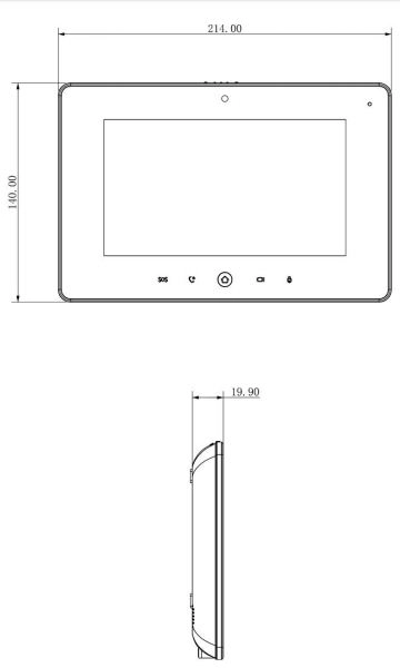 Monitor wideodomofon IP, BCS-MON7300B - BCS